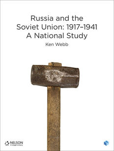 Nelson Modern History: Russia and the Soviet Union 1917-1941
A National Study