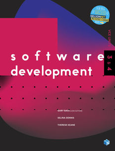 Software Development VCE U3&amp;4