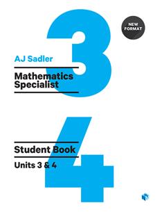 Mathematics Specialist Units 3 &amp; 4 Revised 1st Edition